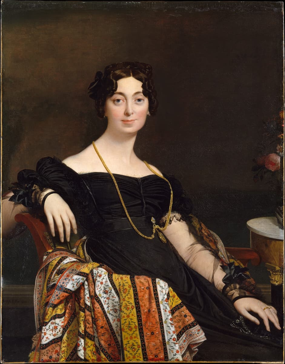 Госпожа Леблан (Франсуаз Понсель). Жан-Огюст-Доминик Энгр. 1823