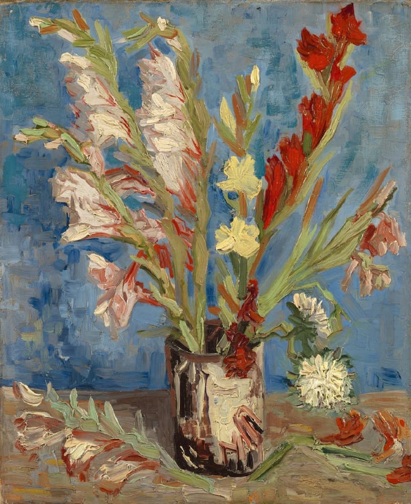Вон Гог, Натюрморт с цветами, 1875 г., холст, масло