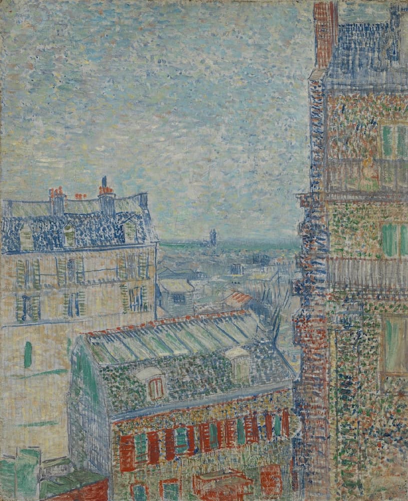Ван Гог, Вид из квартиры Тео, 1887