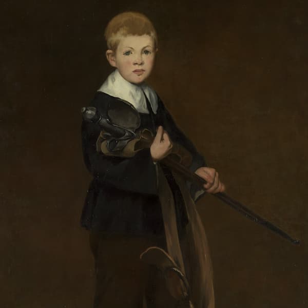 Мальчик с мечом (Эдуард Мане), фрагмент