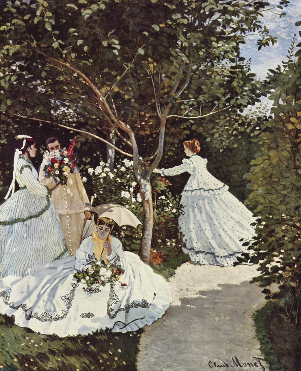 Женщины в саду (Клод Моне)