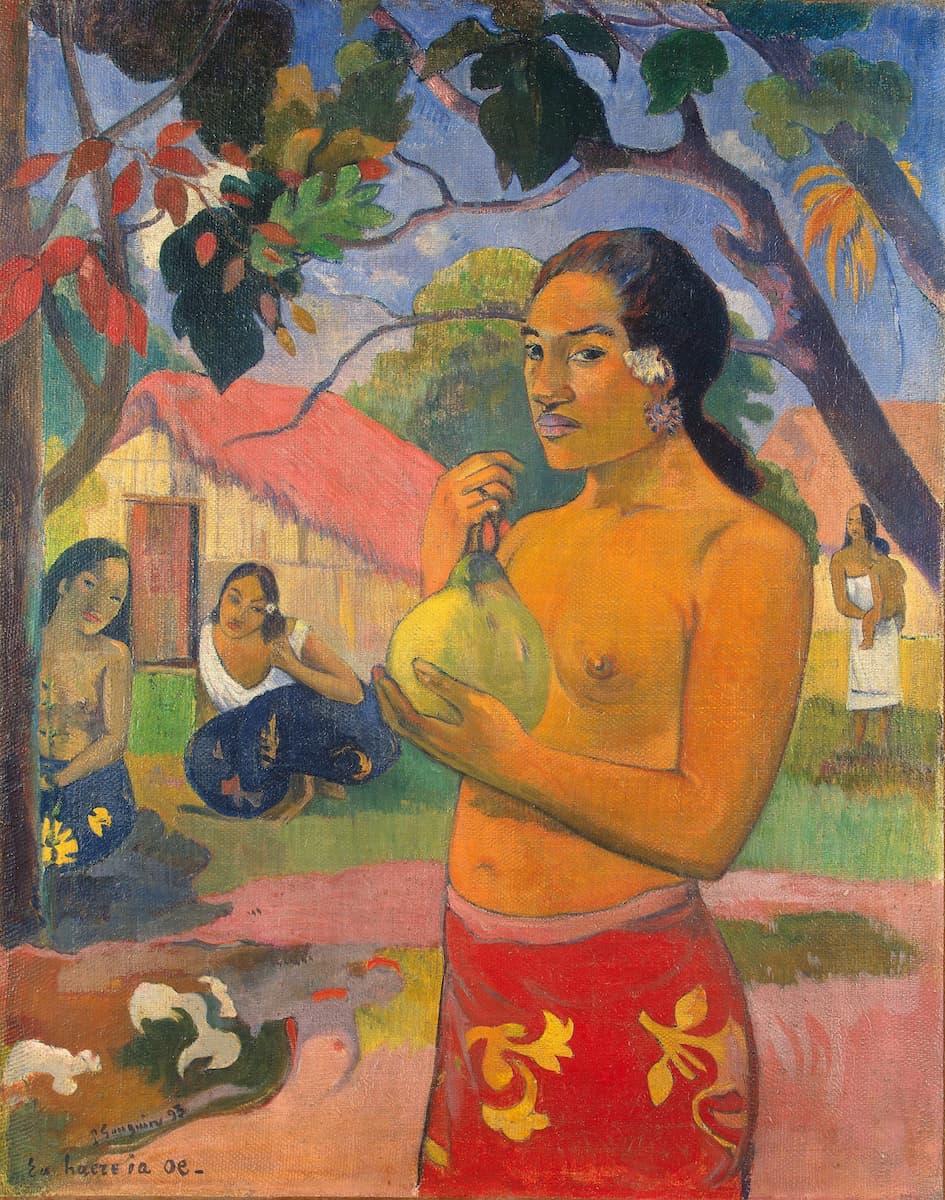 Женщина, держащая плод (Поль Гоген)