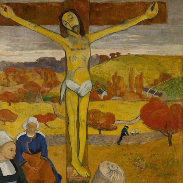Желтый Христос (Поль Гоген), фрагмент